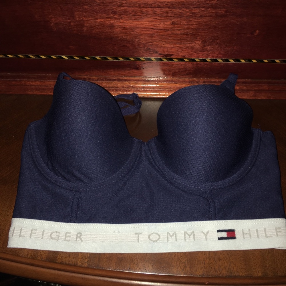 Tommy Hilfiger Navy Blue Bra 34C